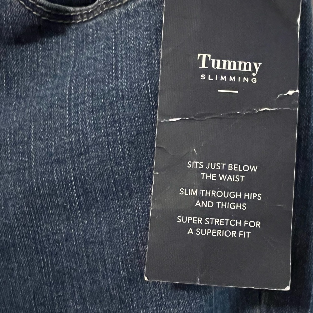 ๐ Charter Club Blue Straight Leg Jeans Premium Denim (Size 2P) - Picture 5 of 6